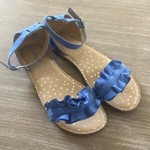 Girls’ CAT & JACK Periwinkle Blue Sandals - Size 4 (Pre-Owned)